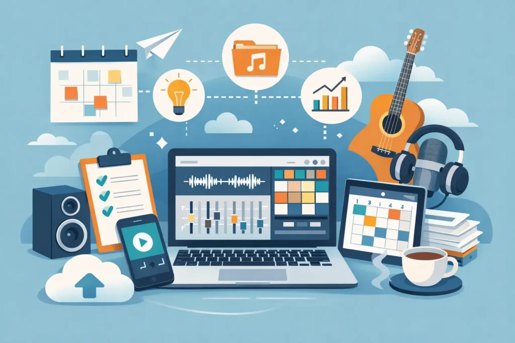 8 outils pour organiser sa carrière musicale