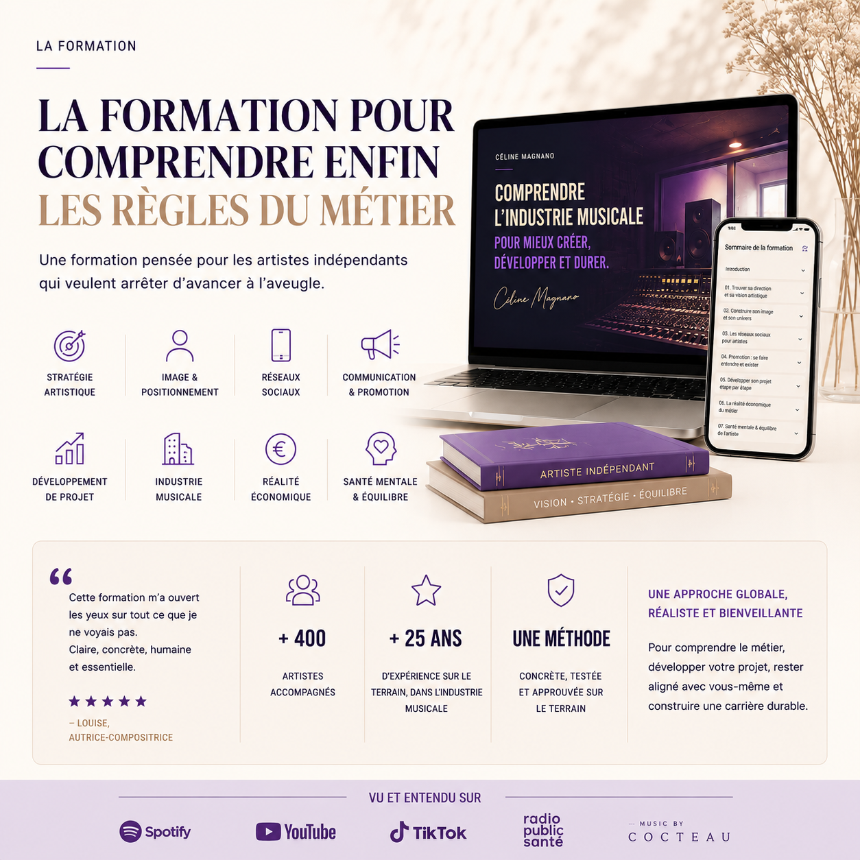 formation en ligne artiste indépendant