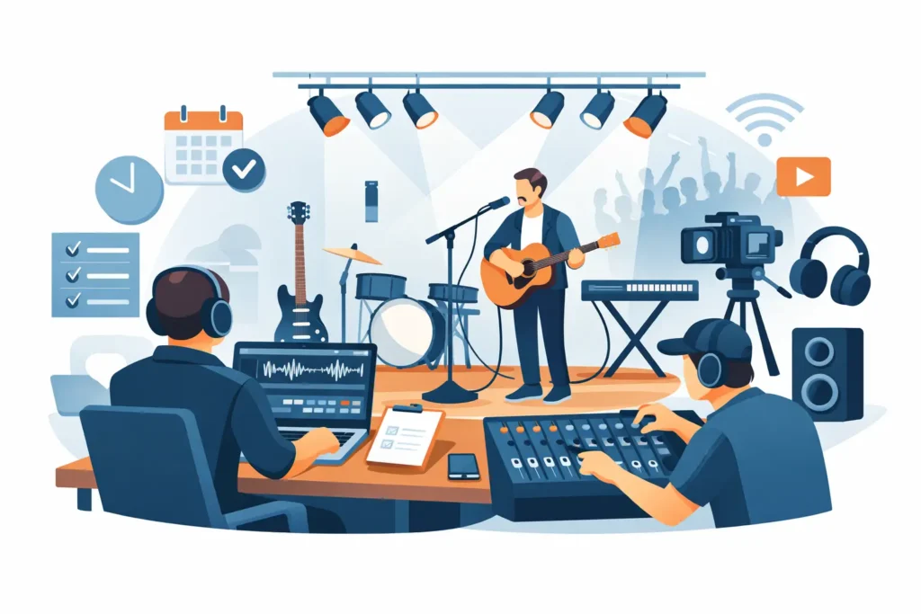 Comment préparer un live musique efficacement