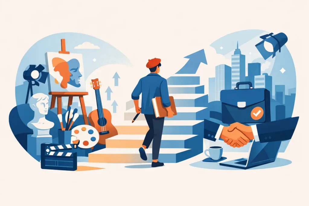 Comment professionnaliser sa carrière artistique