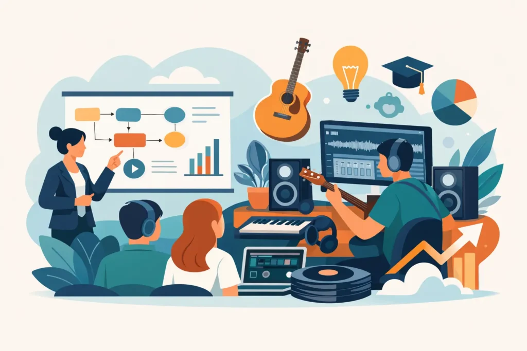 Formation projet musical indépendant utile