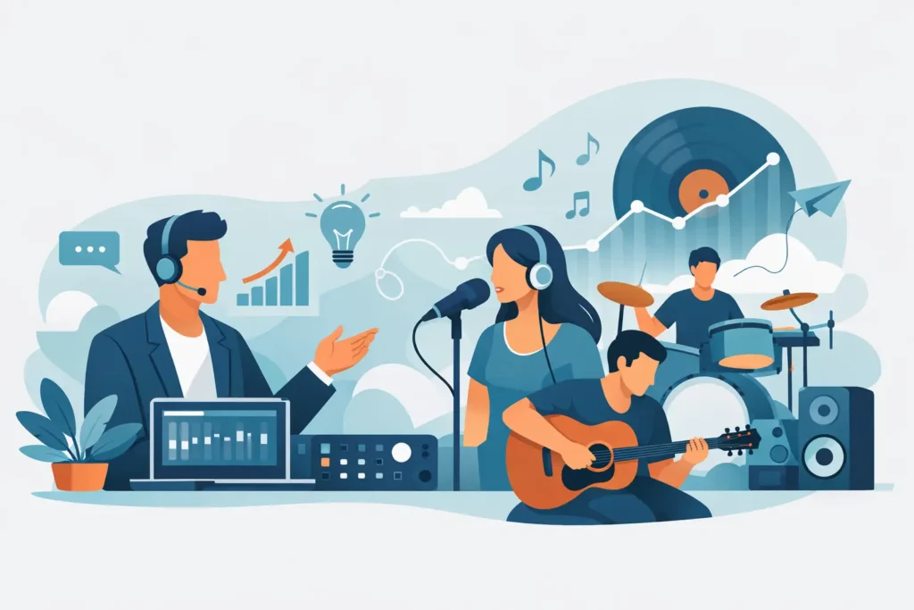 Accompagnement projet musical pour durer