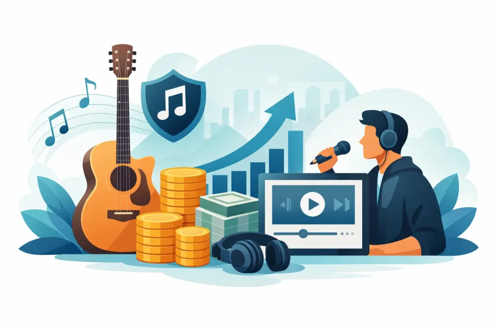 Droits d’auteur musique et revenus des artistes