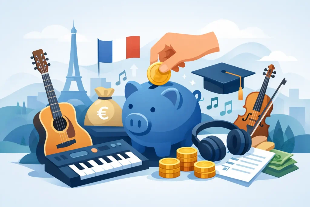 Comment financer sa formation musicale en France