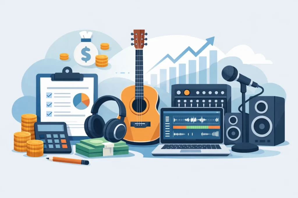 Exemple budget projet musical autonome réaliste