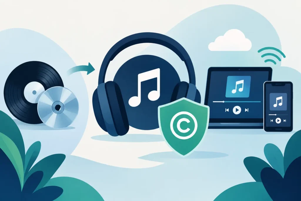 Évolution des droits musicaux numériques