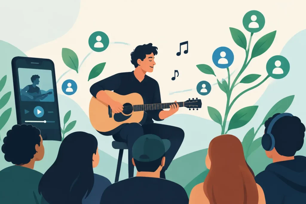 Construire une audience musique organique